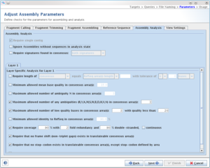 Seqsphere task template choose assembly parameters.png