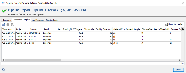 Seqsphere pipeline browse reports.png