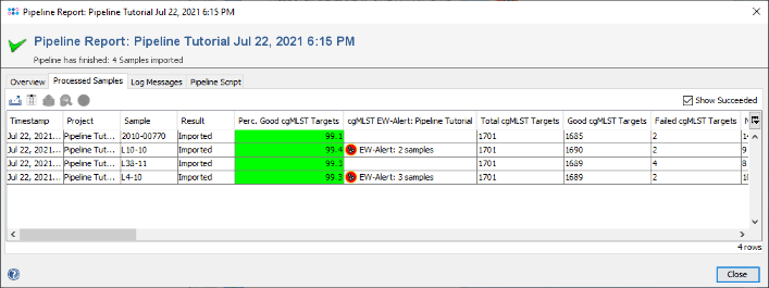 Seqsphere pipeline browse reports.png