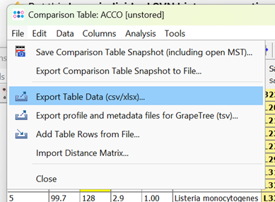 Export comparison table data.png